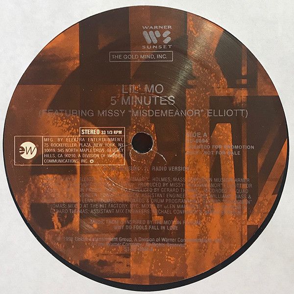 Lil' Mo featuring Missy Elliott - 5 Minutes | EastWest (ED-6094)