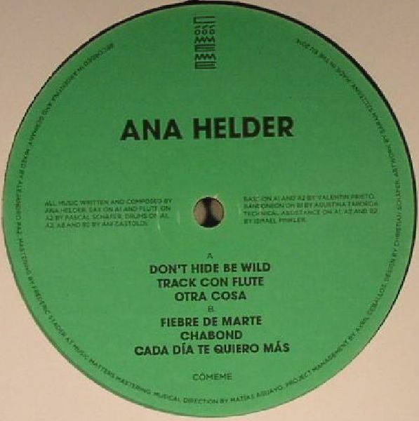 Ana Helder - Fiebre De Marte EP | Cómeme (Cómeme 027) - main