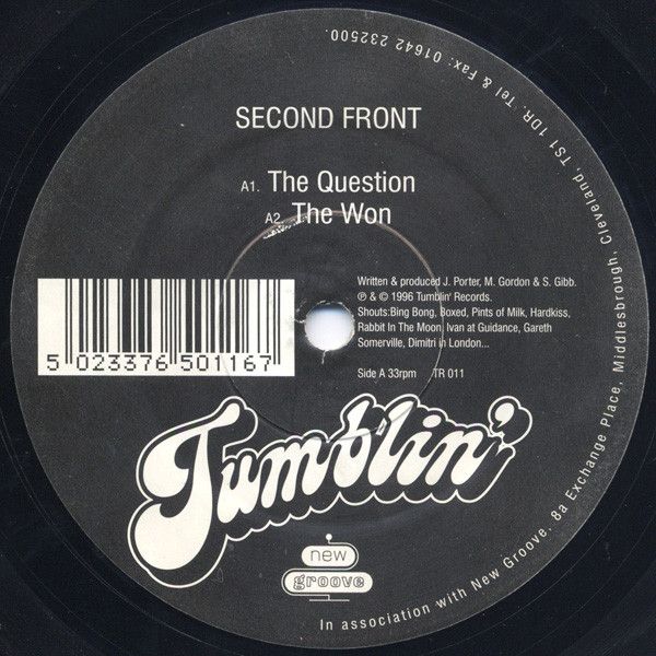 Second Front - The Question | Tumblin' Records (TR 011)