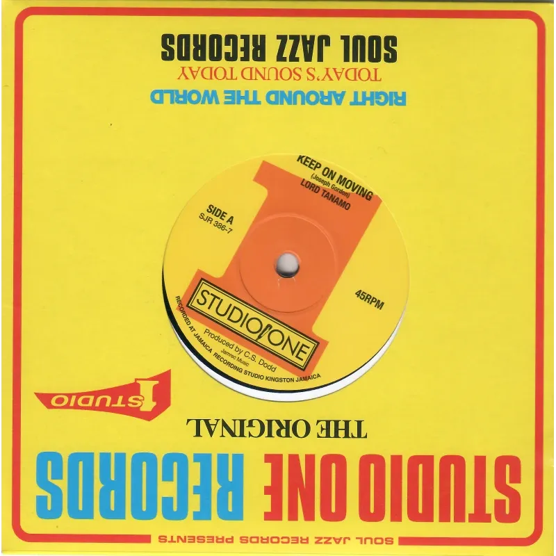 Lord Tanamo / Jackie Mittoo - Keep On Moving / Totally Together | Soul Jazz Records (SJR 386-7) - main