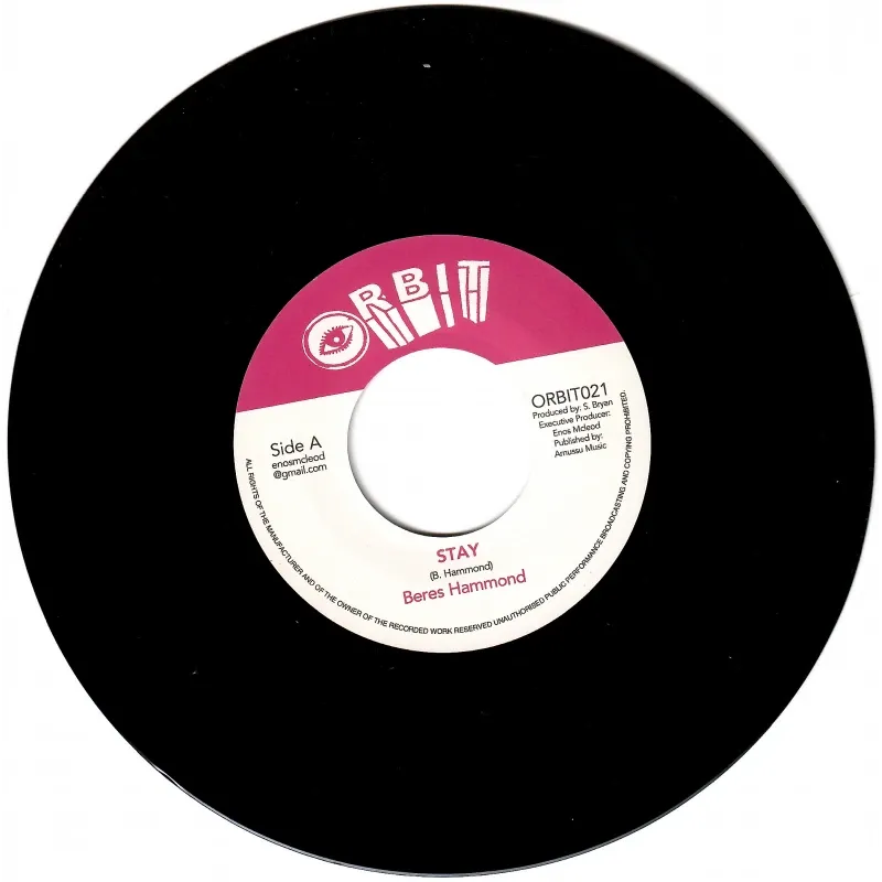 Beres Hammond - Stay / Mussu's Mood | Orbit (ORBIT021)
