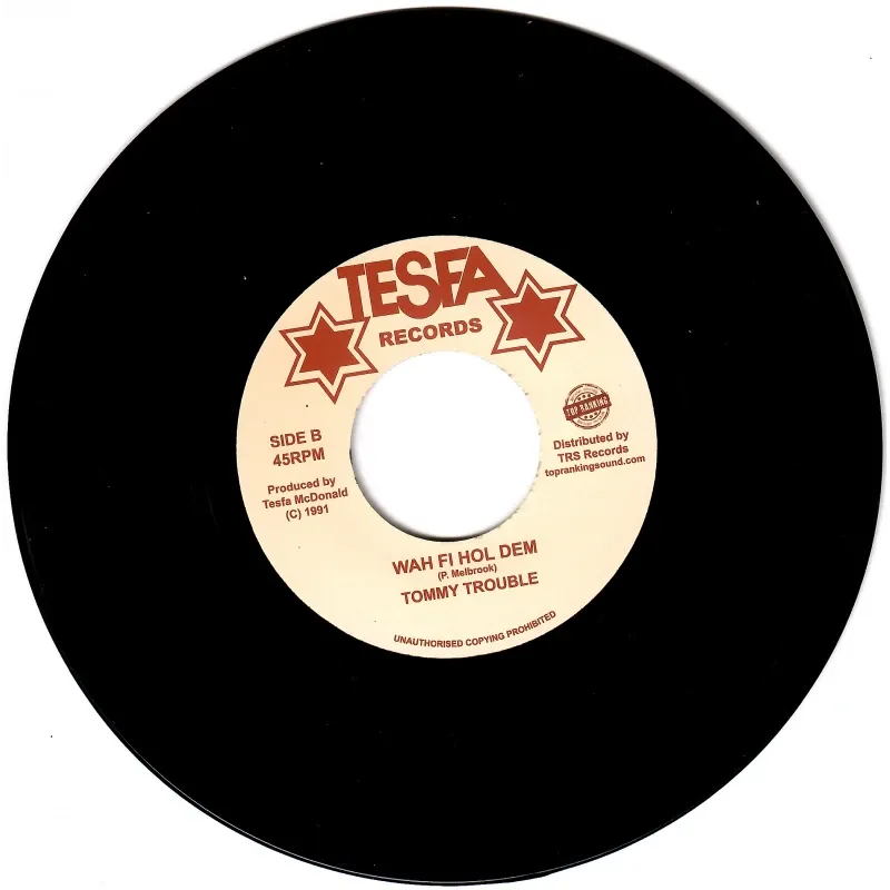 Tony Tuff / Tommy Trouble - Upside Down / Wah Fi Hol Dem | Tesfa Records (TRS-TF-2) - 2