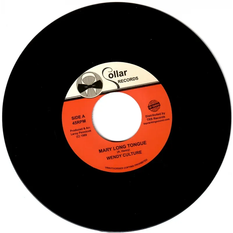 Wendy Culture / Chuckleberry - Mary Long Tongue / Falla Falla | Collar Records (TRS-CR-1) - main Wendy Culture / Chuckleberry - Mary Long Tongue / Falla Falla | Collar Records (TRS-CR-1) - main