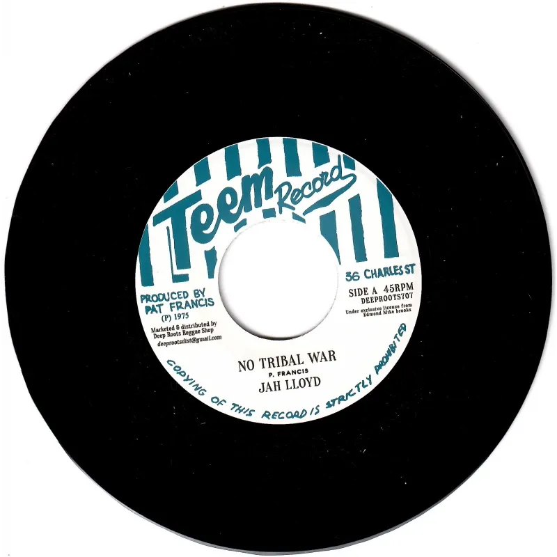 Jah Lloyd / Bunny & Herman - No Tribal War / Ark Of The Covenant | Teem Record (DEEPROOTS707) - main
