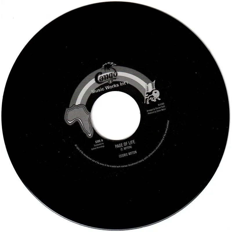 Cedric Myton - Page Of Life | Archive Recordings' Black Label (BLX7005) Cedric Myton - Page Of Life | Archive Recordings' Black Label (BLX7005)