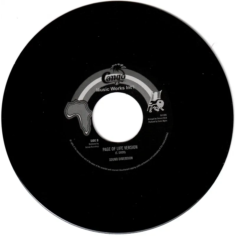 Cedric Myton - Page Of Life | Archive Recordings' Black Label (BLX7005) - 2 Cedric Myton - Page Of Life | Archive Recordings' Black Label (BLX7005) - 2