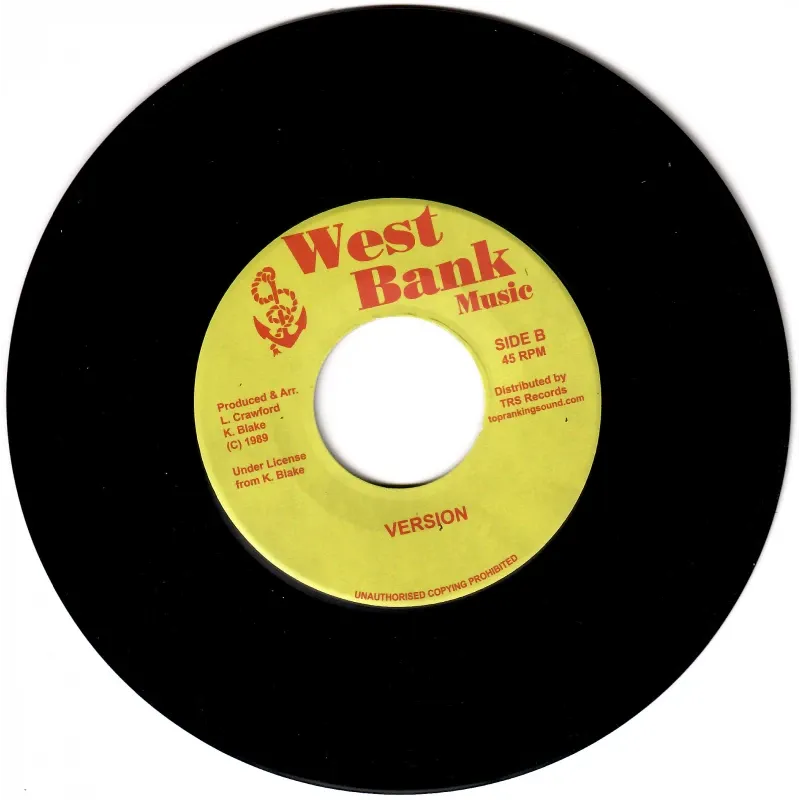 Prince Alla - Mek She Gwan | West Bank Music (TRS-WB-1) - 2
