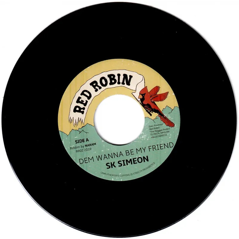 SK Simeon / Naram - Dem Wanna Be My Friend | Red Robin (RR7002)