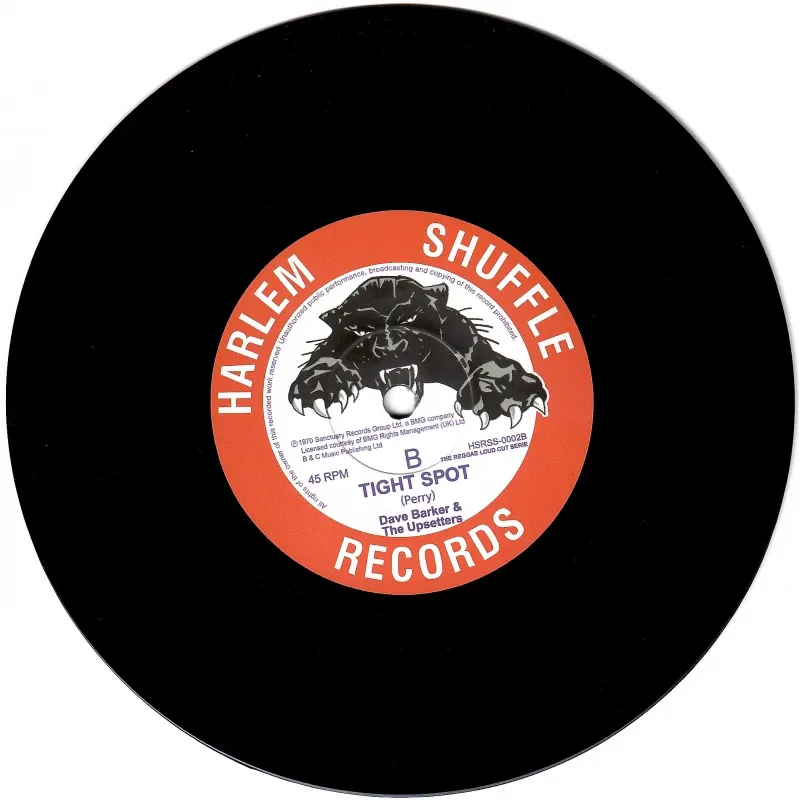 The Upsetters / Dave Barker & The Upsetters - Popcorn / Tight Spot | Harlem Shuffle Records (HSRSS-0002) - 2