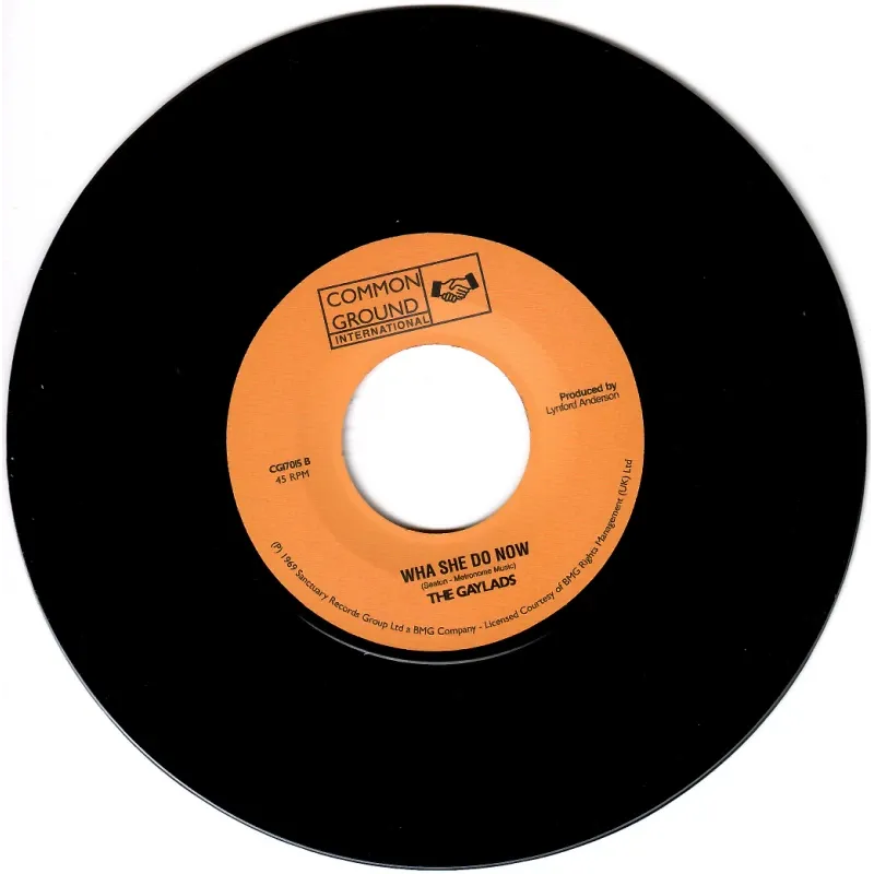The Gaylads - You Had Your Chance / Wha She Do Now | Common Ground International (CGI7015) - 2 The Gaylads - You Had Your Chance / Wha She Do Now | Common Ground International (CGI7015) - 2