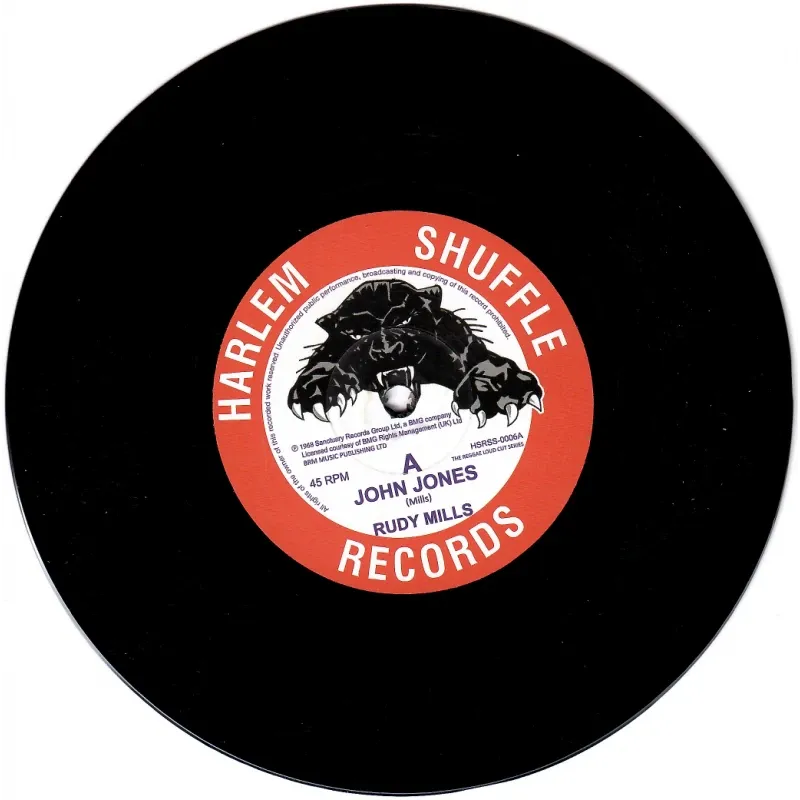 Rudy Mills / The Crystalites - John Jones / Bombshell | Harlem Shuffle Records (HSRSS-0006)
