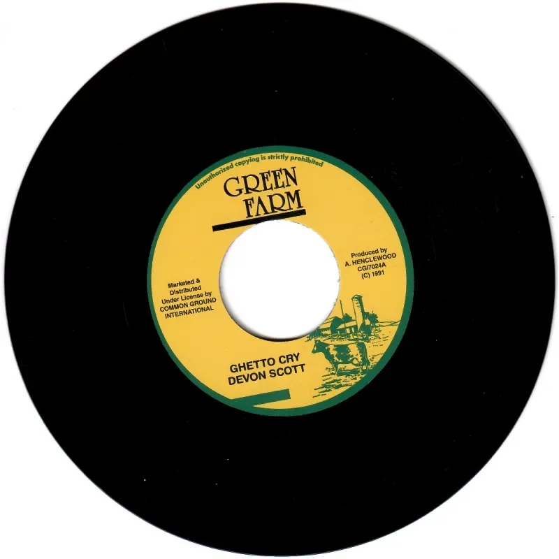 Devon Scott - Ghetto Cry | Green Farm (CGI7024) - main