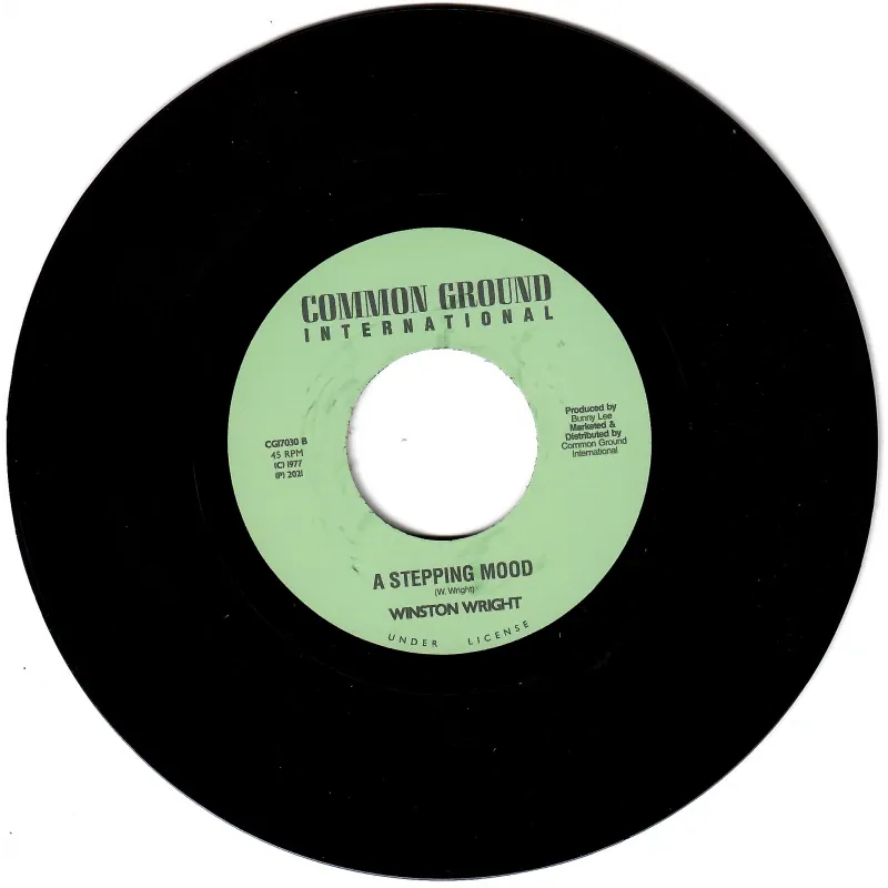 Frankie Jones , Winston Wright - Time Is The Master / A Stepping Mood | Common Ground International (CGI7030) - 2 Frankie Jones , Winston Wright - Time Is The Master / A Stepping Mood | Common Ground International (CGI7030) - 2