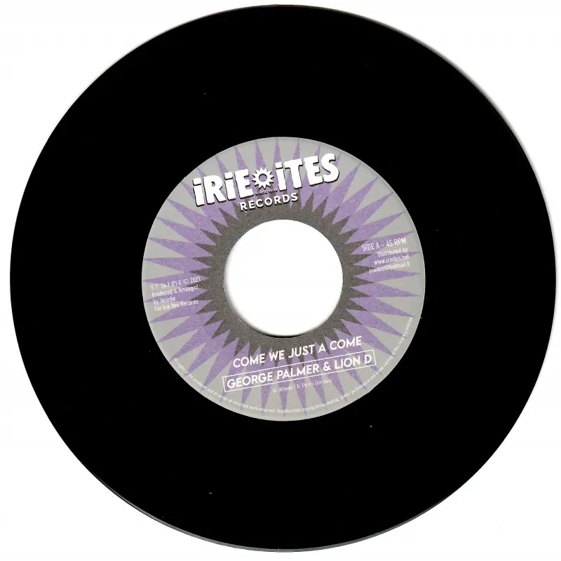 George Palmer & Lion D / George Palmer & Solo Banton - Come We Just A Come / Working Man | Irie Ites Records (II 7" 24.1) George Palmer & Lion D / George Palmer & Solo Banton - Come We Just A Come / Working Man | Irie Ites Records (II 7" 24.1)