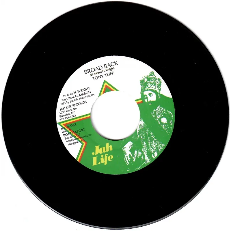 Tony Tuff - Broad Back | Jah Life Music (JL-039) - main
