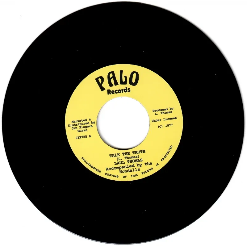 Laul Thomas , The Hondells - Talk The Truth / Sister Love | Palo Records (JFR725) - main