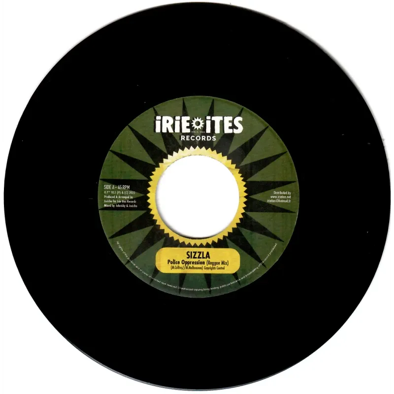 Sizzla - Police Oppression | Irie Ites Records (II 7'' 10.1) Sizzla - Police Oppression | Irie Ites Records (II 7'' 10.1)