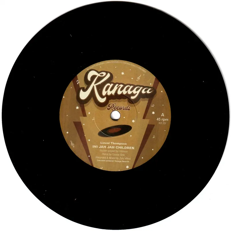 Linval Thompson - InI Jah Jah Children | Kanaga Records (KR701) - main Linval Thompson - InI Jah Jah Children | Kanaga Records (KR701) - main