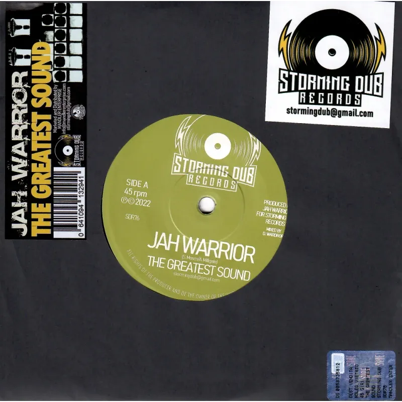 Jah Warrior - The Greatest Sound | Storming Dub Records (SDR76) - main
