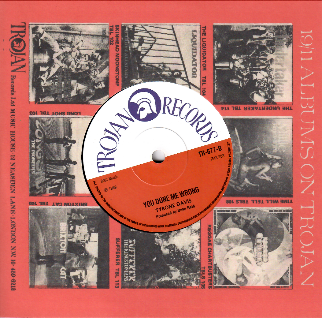 Tyrone Evans - If This World Were Mine / You Done Me Wrong | Trojan Records (TR-677) - 2 Tyrone Evans - If This World Were Mine / You Done Me Wrong | Trojan Records (TR-677) - 2