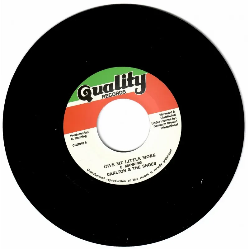 Carlton And The Shoes - Give Me Little More | Quality Records (CGI 7040) - main Carlton And The Shoes - Give Me Little More | Quality Records (CGI 7040) - main