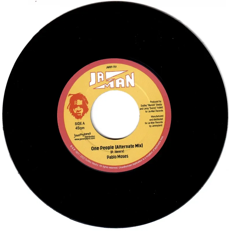 Pablo Moses - One People (Alternate Mix) | Ja-Man Records (JMRP-701)