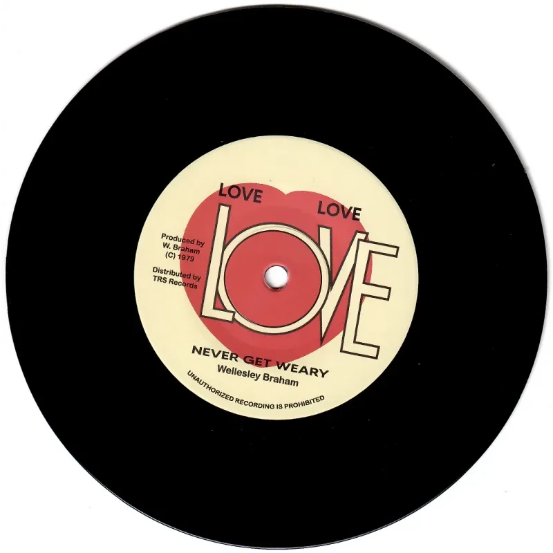 Wellesley Braham - Never Get Weary | Love Love Love (TRS-LV-1) - main Wellesley Braham - Never Get Weary | Love Love Love (TRS-LV-1) - main