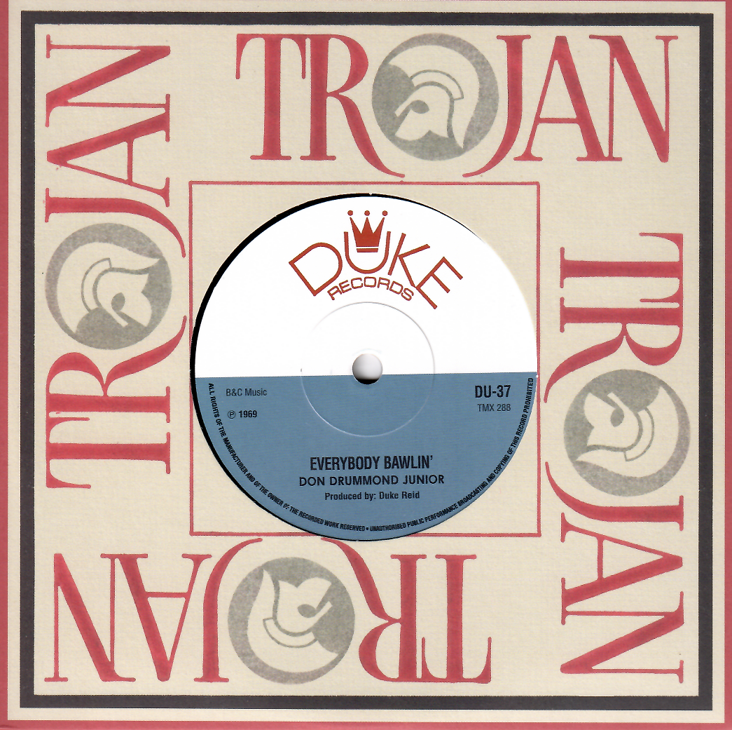 Don Drummond Jr. , The Silvertones - Everybody Bawlin' / Come Look Here | Duke Records (DU-37) - main Don Drummond Jr. , The Silvertones - Everybody Bawlin' / Come Look Here | Duke Records (DU-37) - main