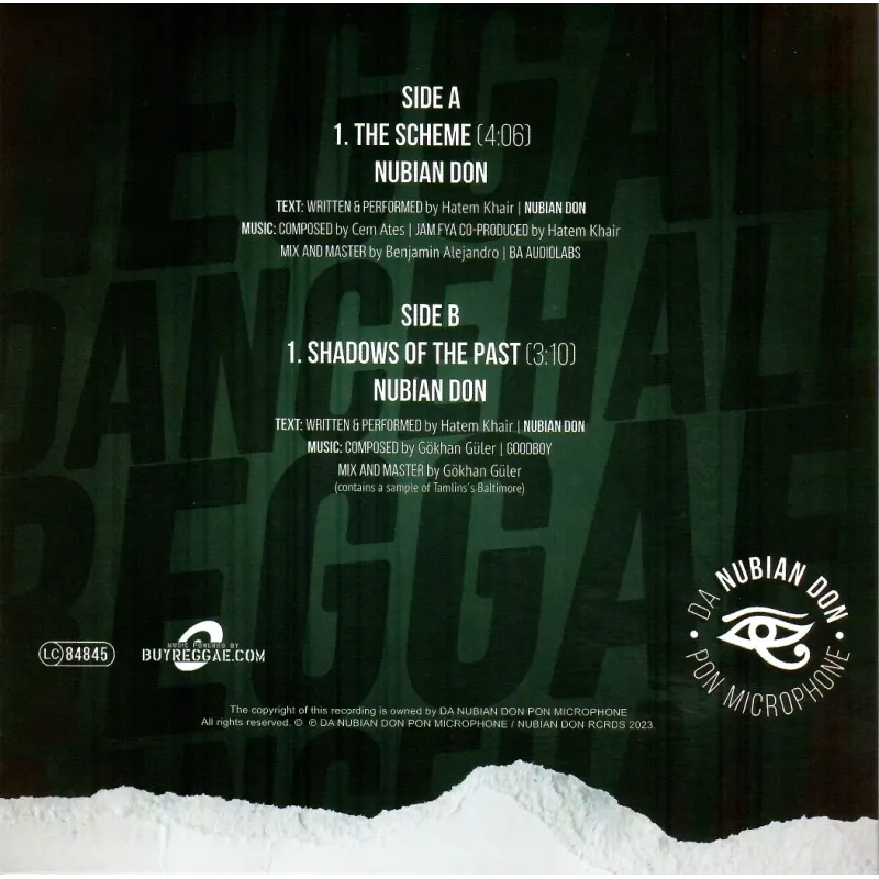 Da Nubian Don - The Scheme | Da Nubian Don Records (NUBIANDONRCRDS001) - 2