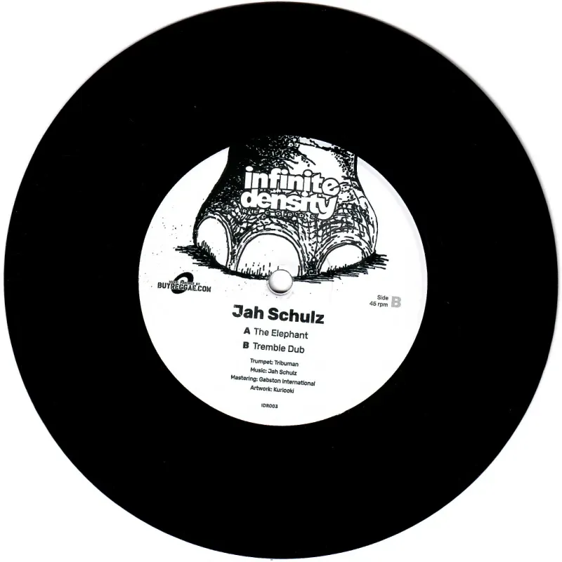 Jah Schulz - The Elephant / Tremble Dub | Infinite Density Records (IDR003) - 2