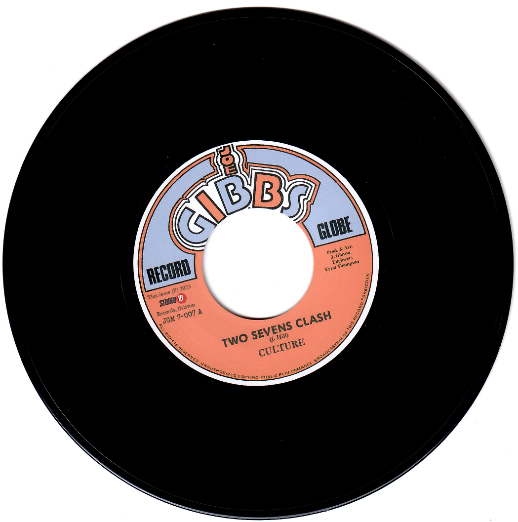 Culture - Two Sevens Clash | Joe Gibbs Record Globe (JGM7-007) - main