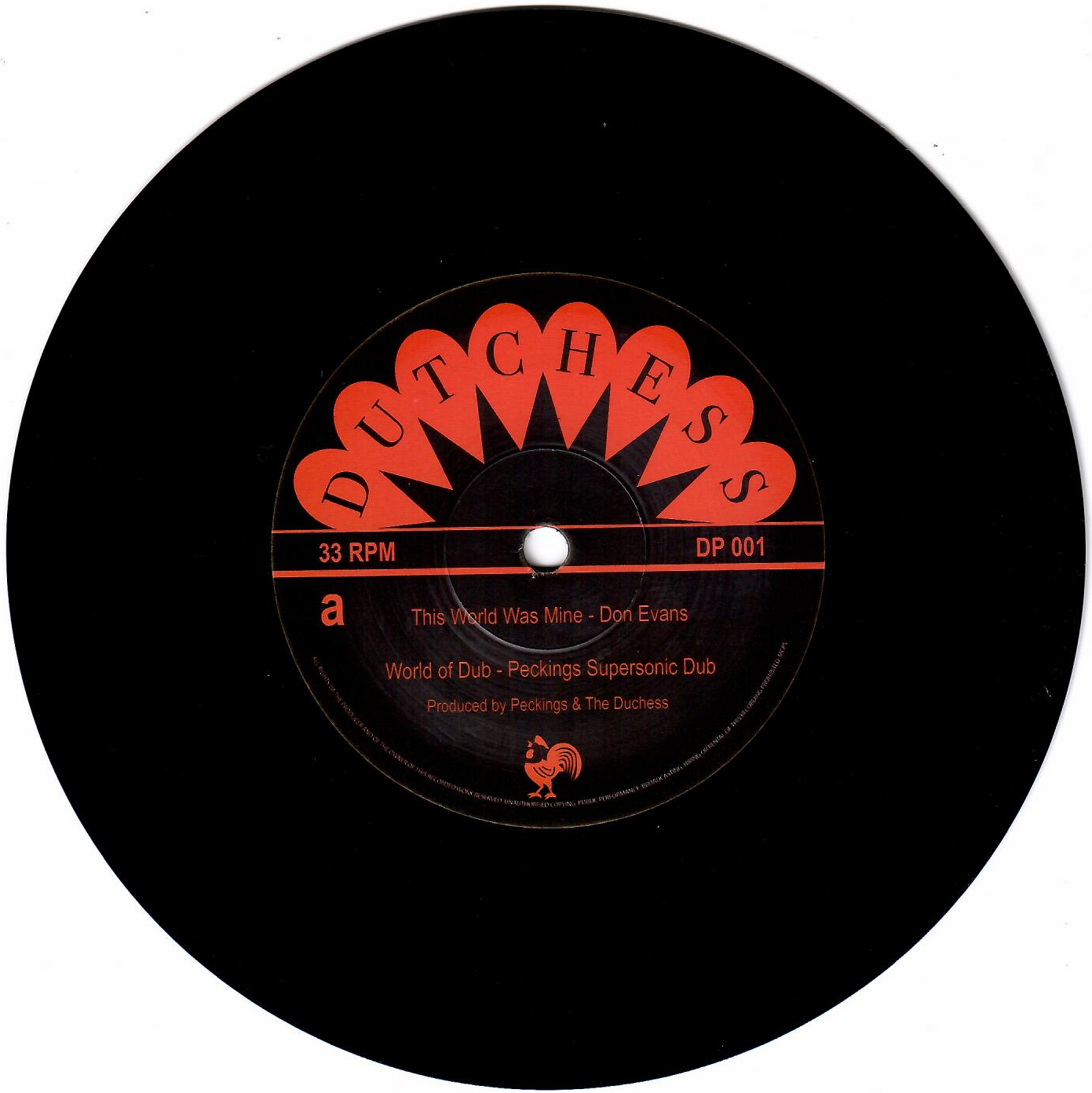 Don Evans - This World Was Mine / It's Alright | Dutchess (DP001) - main Don Evans - This World Was Mine / It's Alright | Dutchess (DP001) - main