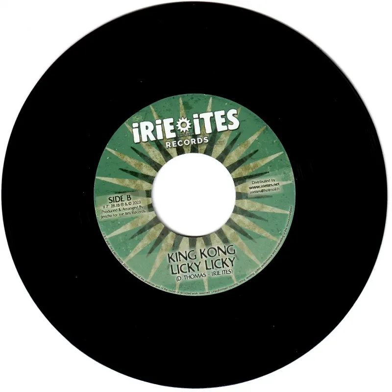 Jah Mason , King Kong - Bag A Talk / Licky Licky | Irie Ites Records (II 7" 28.1) - 2