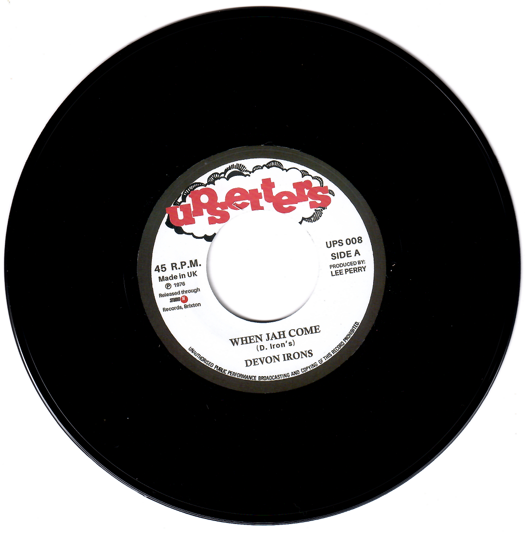 Devon Irons - When Jah Come | Upsetters (UPS 008) - main