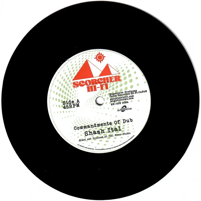 Shash Ital - Commandments Of Dub | Scorcher Hi Fi (SH-009)
