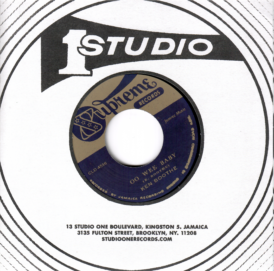 Ken Boothe - Lonely Teardrops / Oo Wee Baby | Supreme Records (CLD 4518) - 2