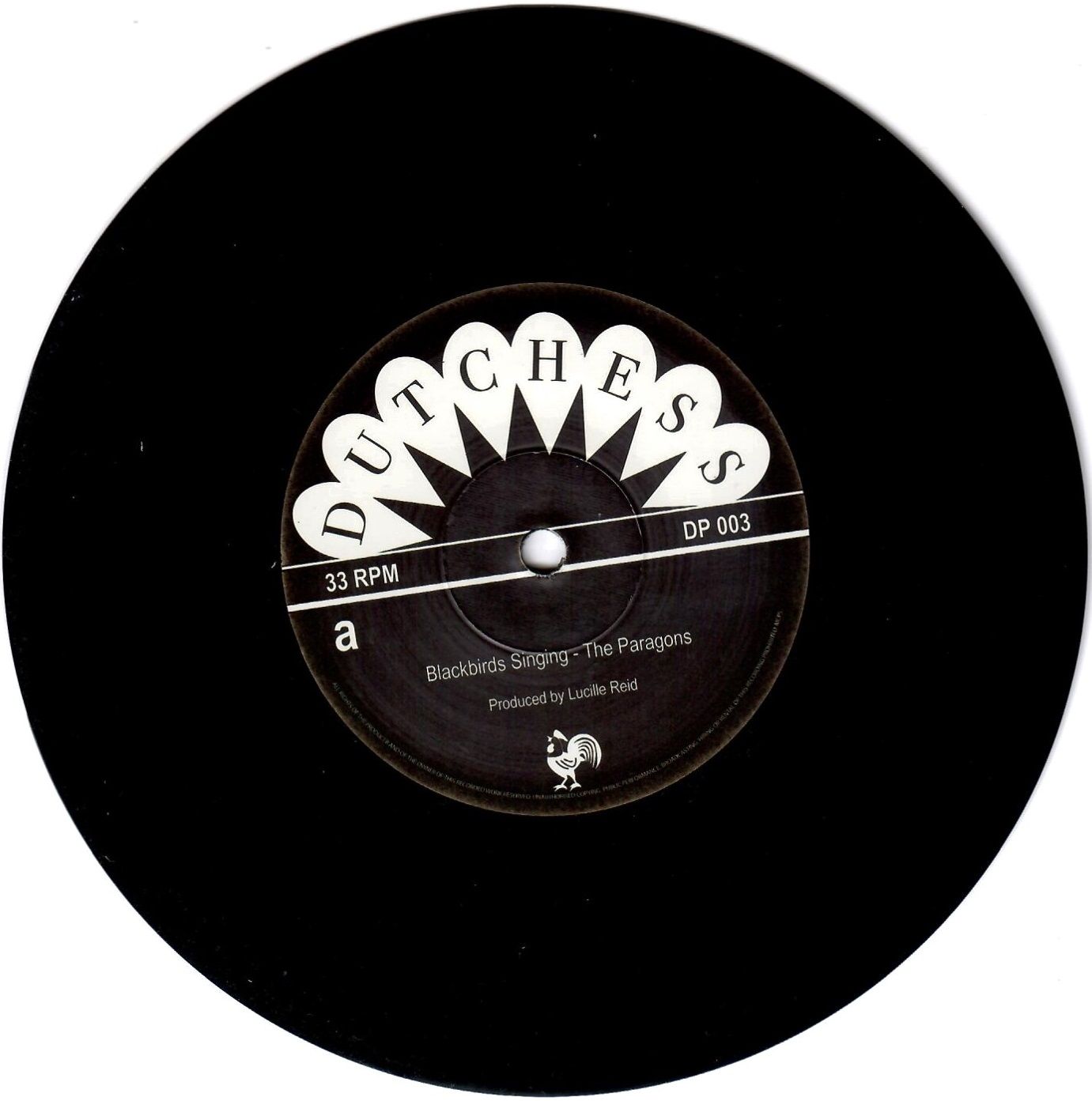 The Paragons - Blackbirds Singing / Memories By The Score | Dutchess (DP 003) - main