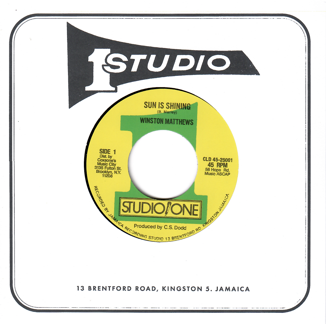 Winston "Pipe" Matthews - Sun Is Shining | Studio One (CLD45-25001) - main Winston "Pipe" Matthews - Sun Is Shining | Studio One (CLD45-25001) - main