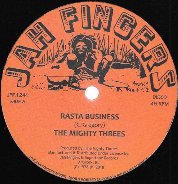 Mighty Threes - Rasta Business / Sata | Jah Fingers Music (JFR1241) - main