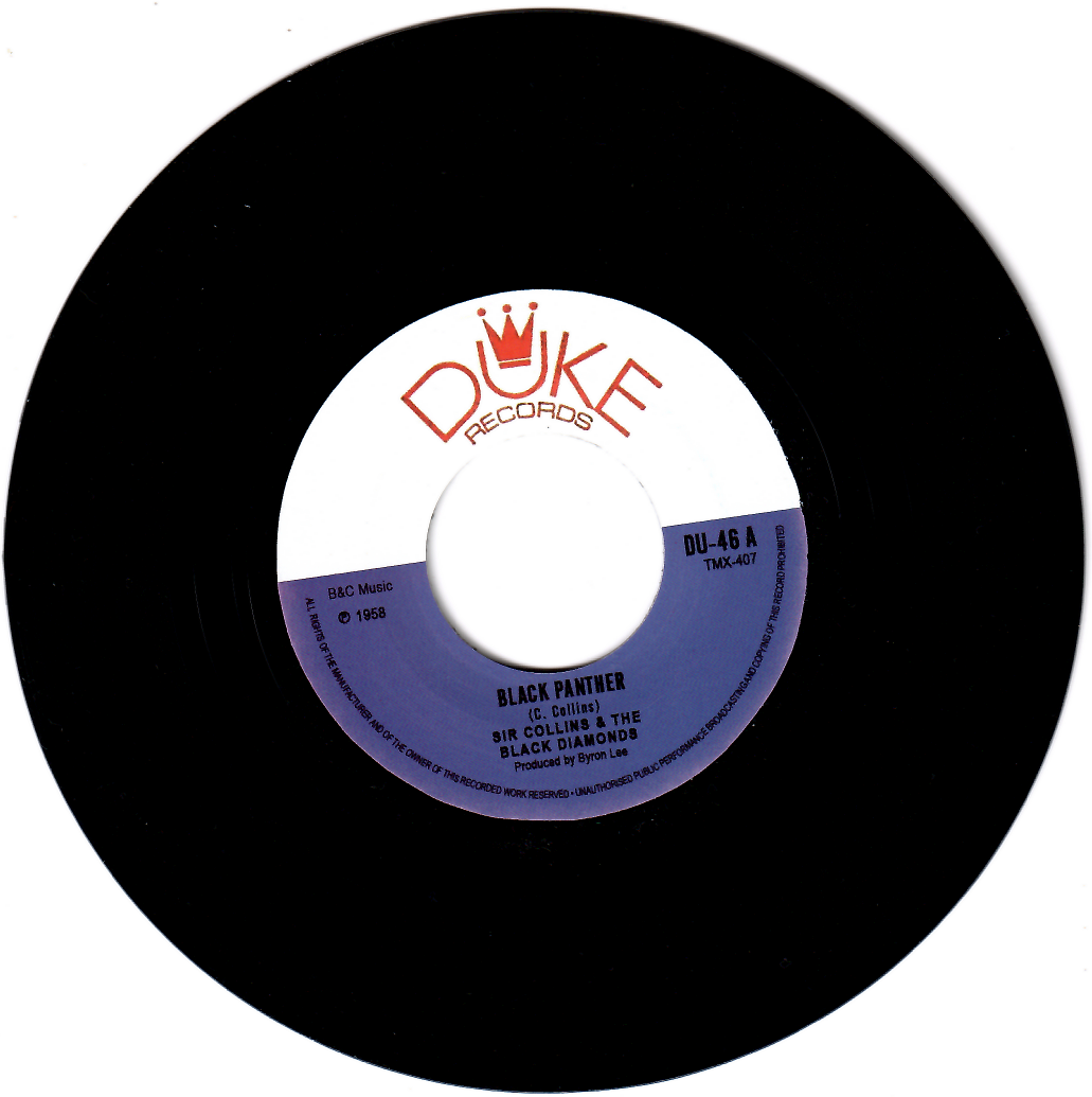 Sir Collins & The Black Diamonds - Black Panther / I Want To Be Loved | Duke Records (DU-46) - main