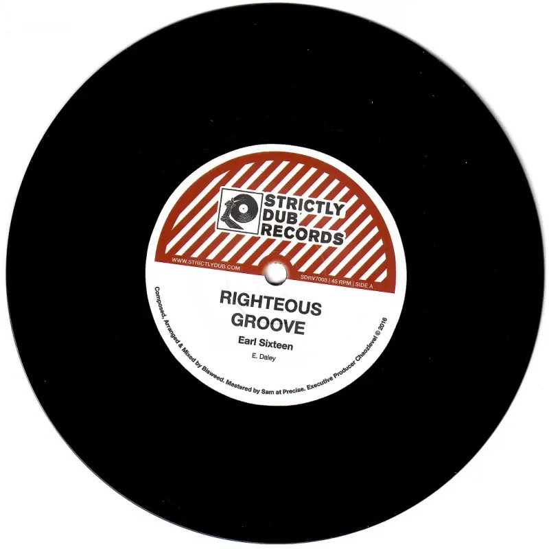 Earl Sixteen / Bisweed & Chaozlevel - Righteous Groove / Righteous Melodica | Strictly Dub Records (SDRV7003) - main Earl Sixteen / Bisweed & Chaozlevel - Righteous Groove / Righteous Melodica | Strictly Dub Records (SDRV7003) - main