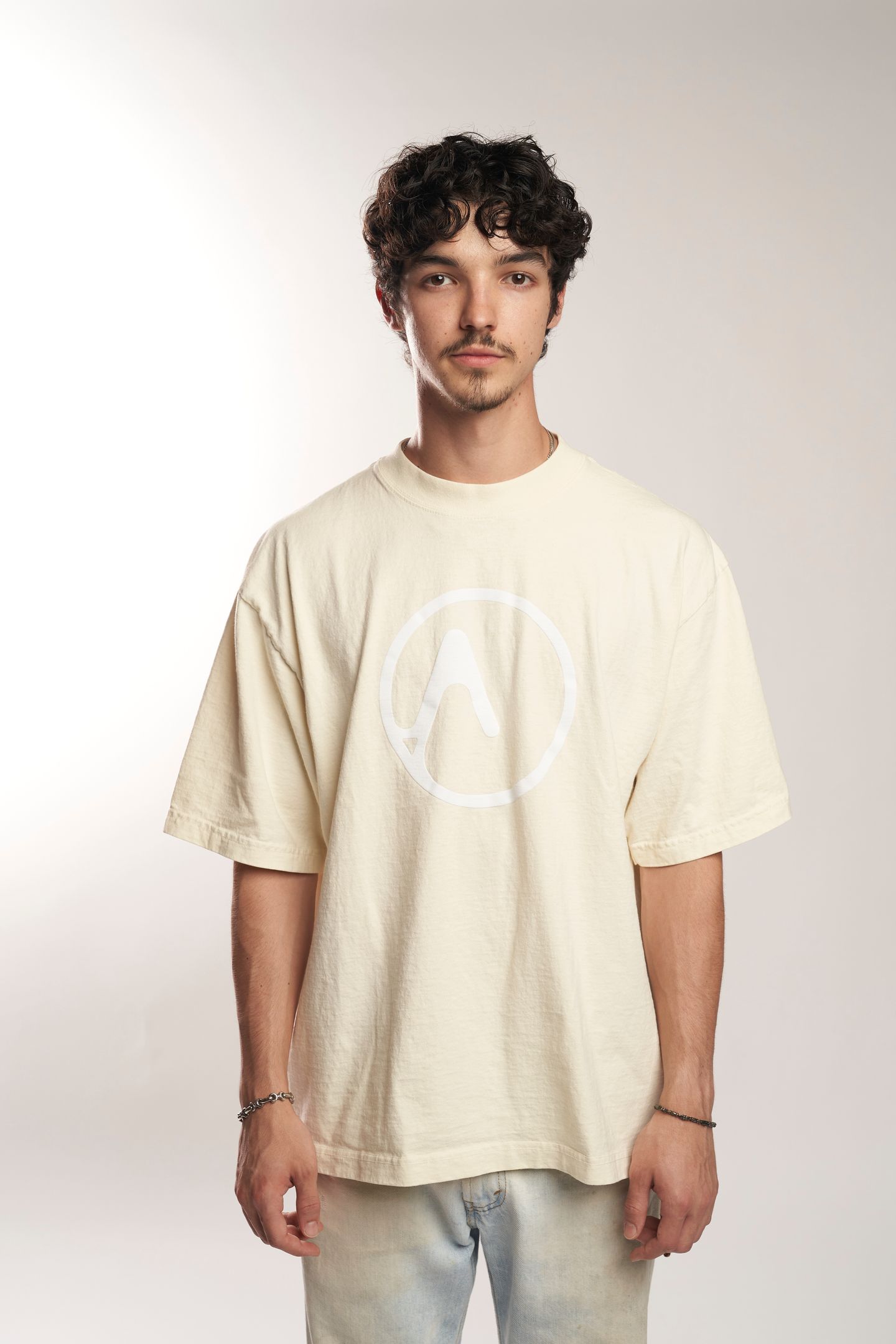 agora - Eggshell Logo Tee