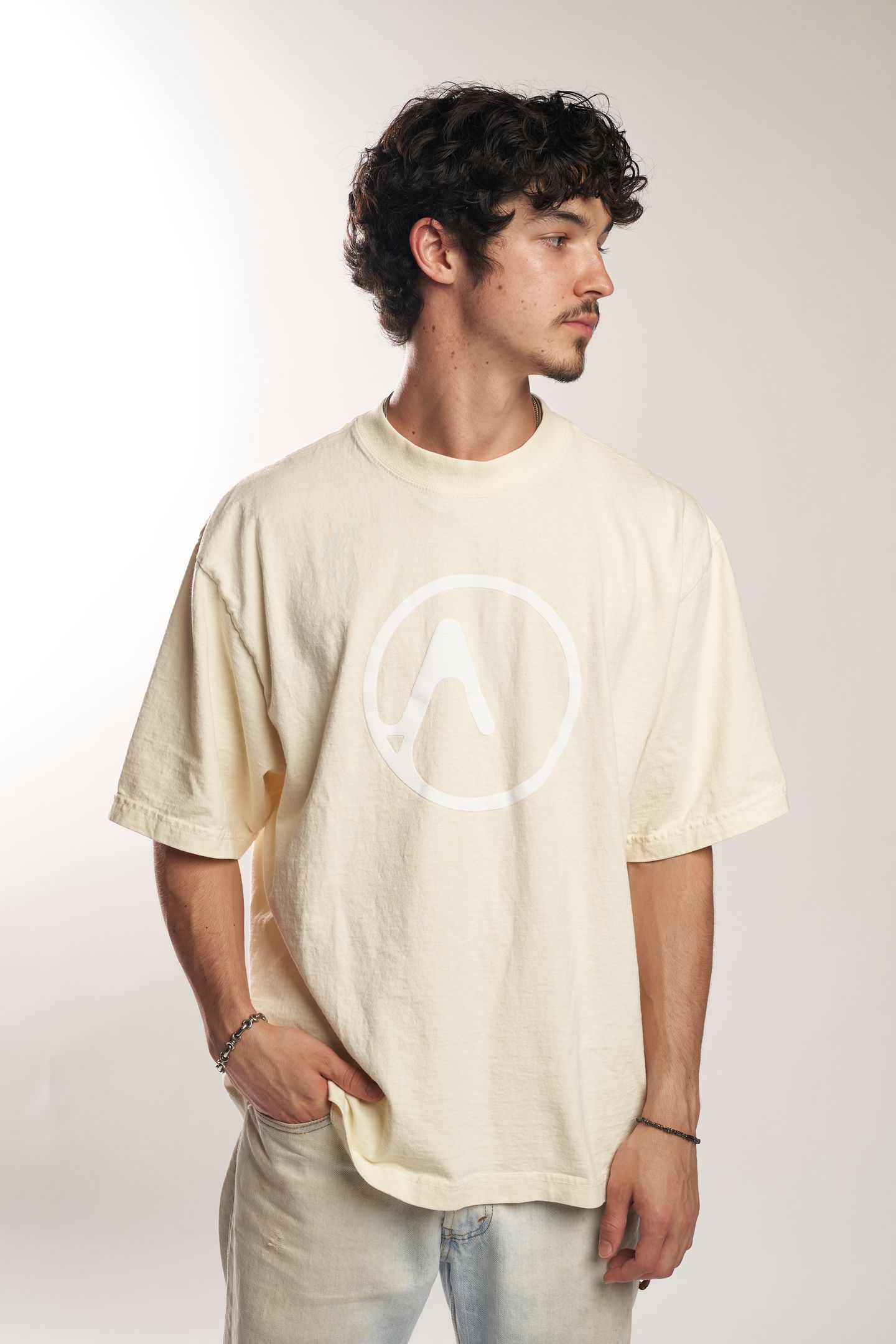agora - Eggshell Logo Tee - 3 agora - Eggshell Logo Tee - 3