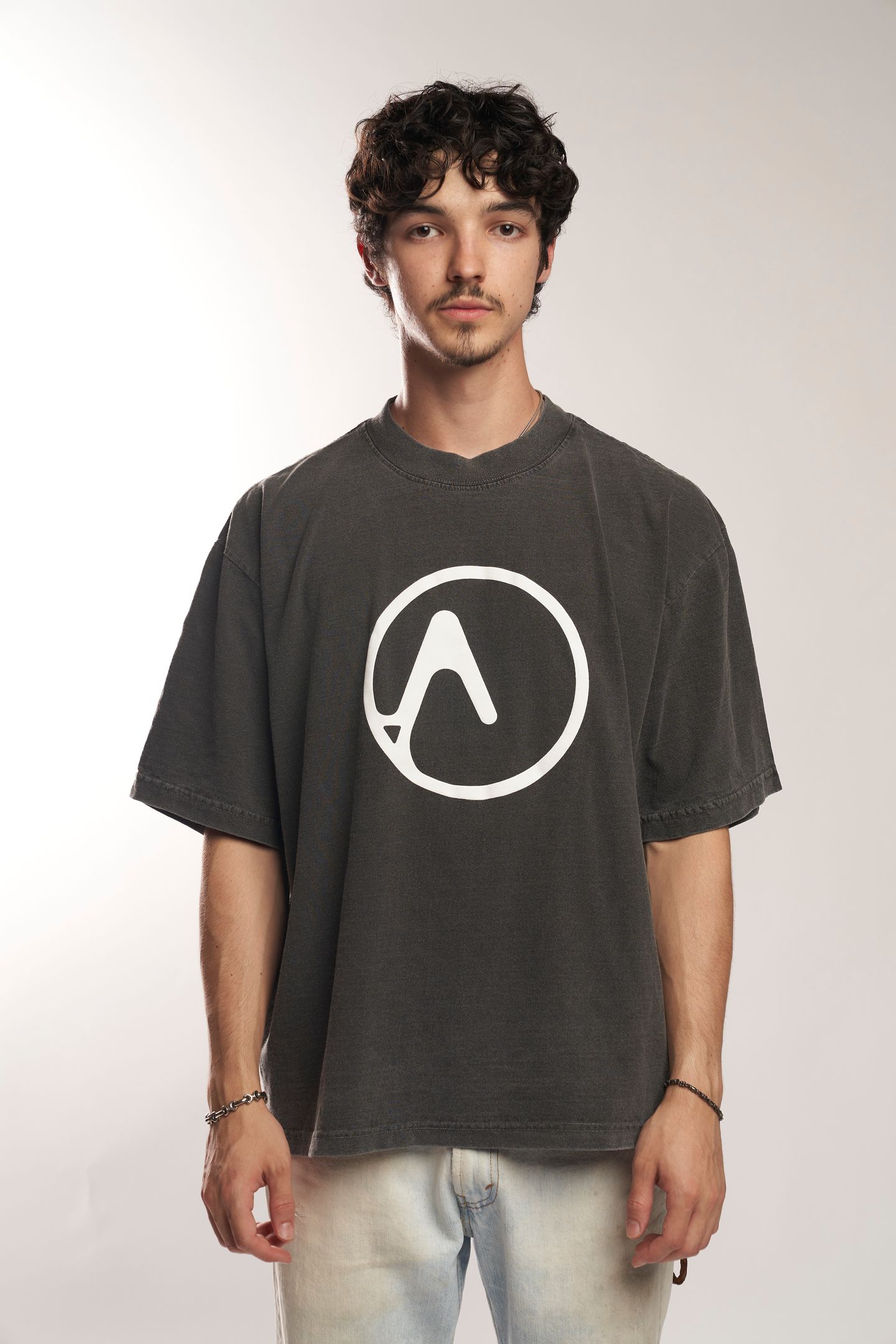 agora - Asphalt Logo Tee