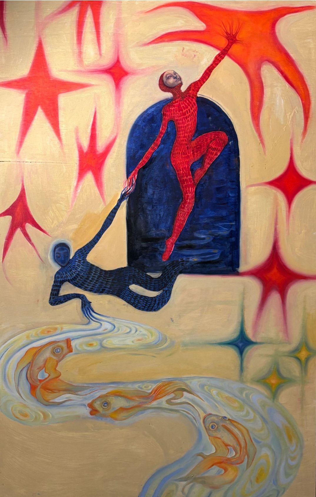 Jamie Ruiz Risch - Untitled, Oil on Wood, 48x31 in, 2025 |  ()