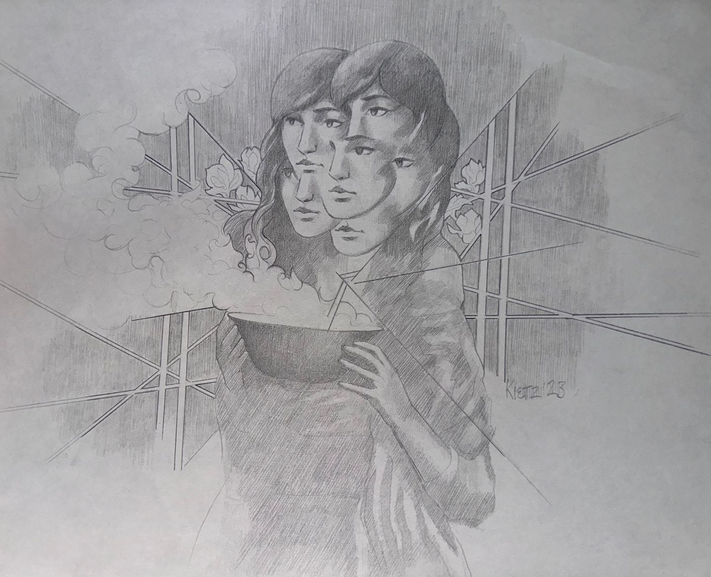 Stefan Kietzman - Untitled 1, Graphite on paper, 8.5 x 11 in |  ()