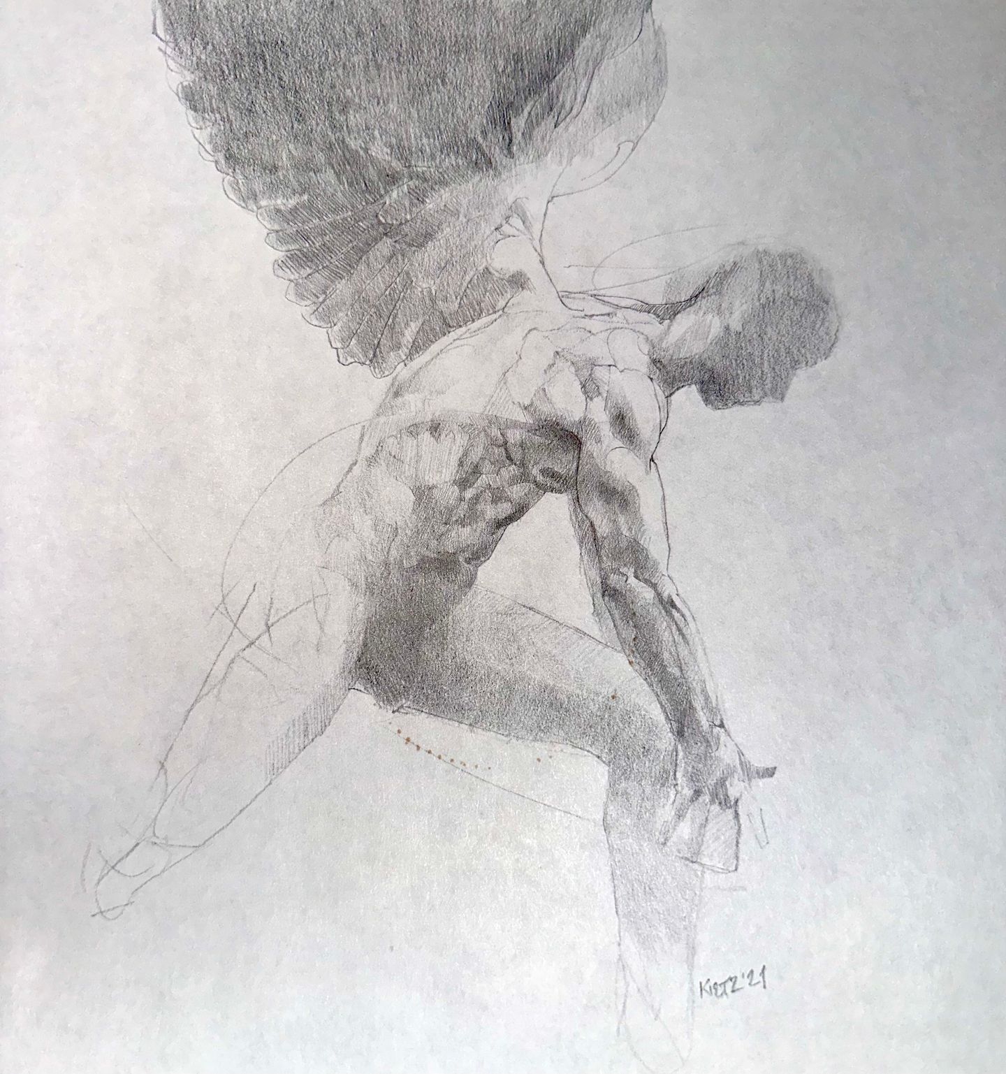 Stefan Kietzman - Untitled 2, Graphite on paper, 8.5 x 11 in |  ()