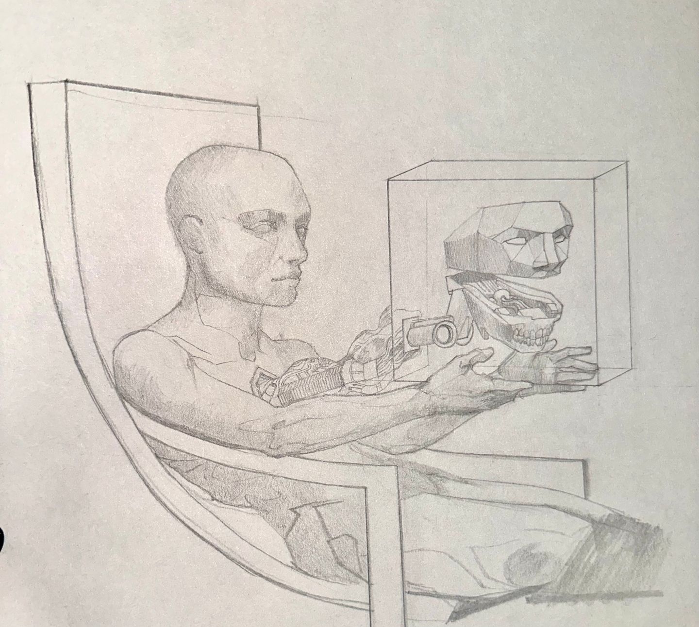 Stefan Kietzman - Untitled 3, Graphite on paper, 8.5 x 11 in |  ()