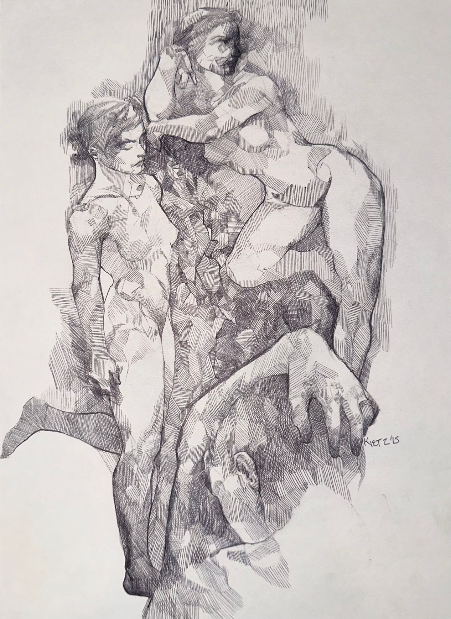 Stefan Kietzman - Untitled 8, Graphite on paper, 8.5 x 11 in |  ()