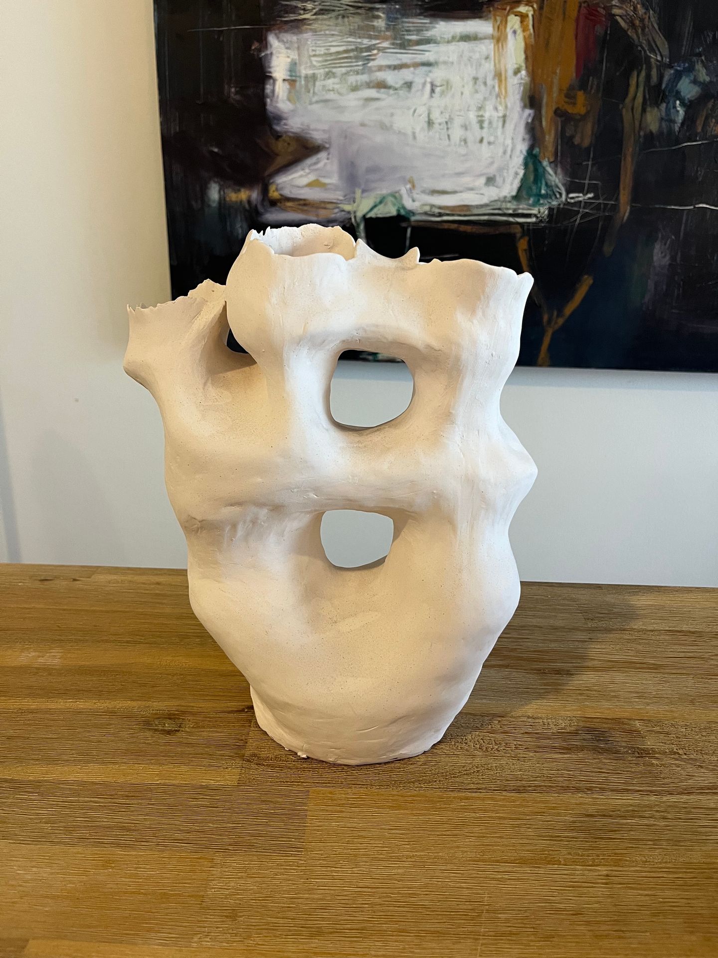 May K - Vessel, Glazed Stoneware, 11 h x 8.3 w 3.5 in |  ()